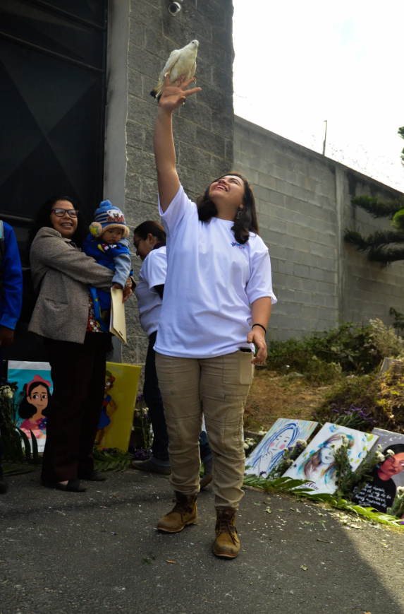  María Peña, del Colectivo 8 Tijax (Foto: David Toro) 